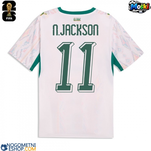Moški Nogometni dresi Senegal Nicolas Jackson #11 Domači SP 2026 Kratek Rokav